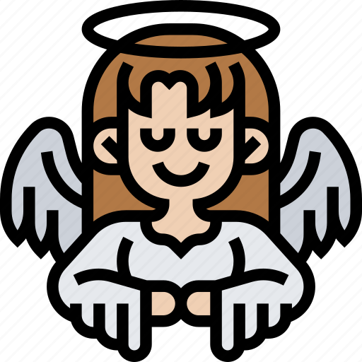 Angel, kindness, peaceful, calm, hope icon - Download on Iconfinder
