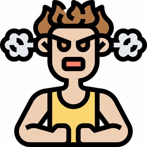 Fidgety, angry, tension, anxious, stressed icon - Download on Iconfinder