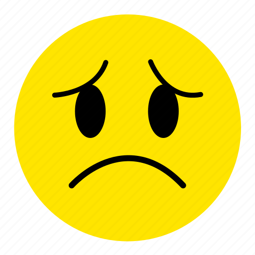 Emoticon, emotional expression, emotions, expression, frown, heavy heart, sad icon - Download on Iconfinder