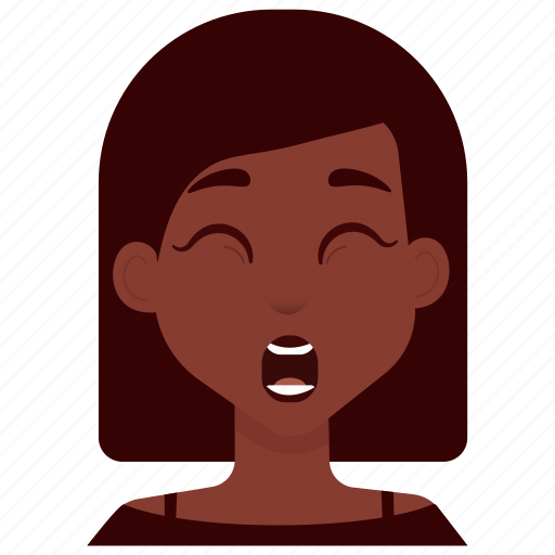 Avatar, emoji, emotion, expression, face, girl, woman icon - Download on Iconfinder
