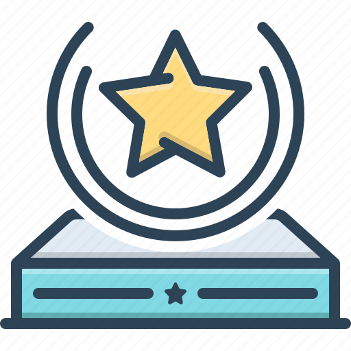 Achievement award, achievement, award, reward, winner, success, triumph icon - Download on Iconfinder