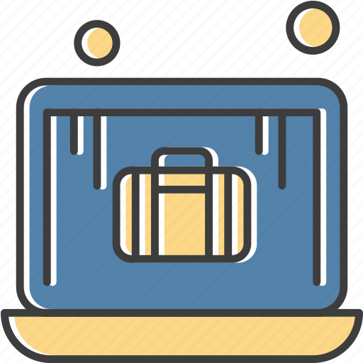 Briefcase, laptop, luggage, suitcase icon - Download on Iconfinder