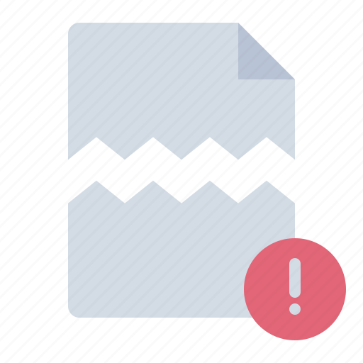 File, folder, empty, error, empty state, corrupt file icon - Download on Iconfinder