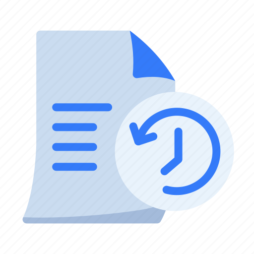 History, recent, clock, file, archive, update icon - Download on Iconfinder