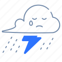 rain, thunder, ui, cloud, disconnet, connection, error