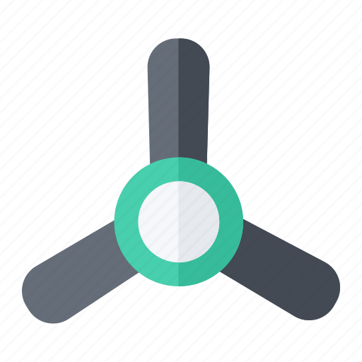 Ceiling, fan, cooler, power, energy icon - Download on Iconfinder