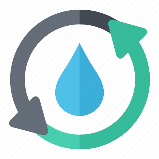 Recycle, water, power, energy, drink icon - Download on Iconfinder