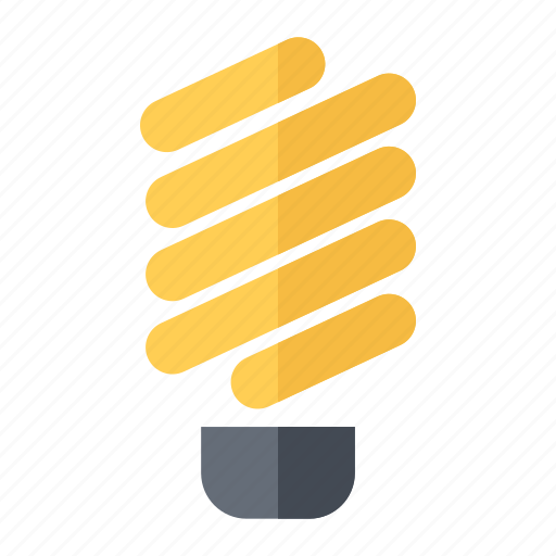 Spiral, tube, lamp, power, energy, light icon - Download on Iconfinder