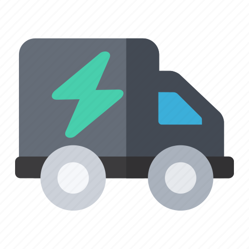 Truck, bolt, delivery, power, energy, battery icon - Download on Iconfinder