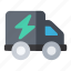 truck, bolt, delivery, power, energy, battery 