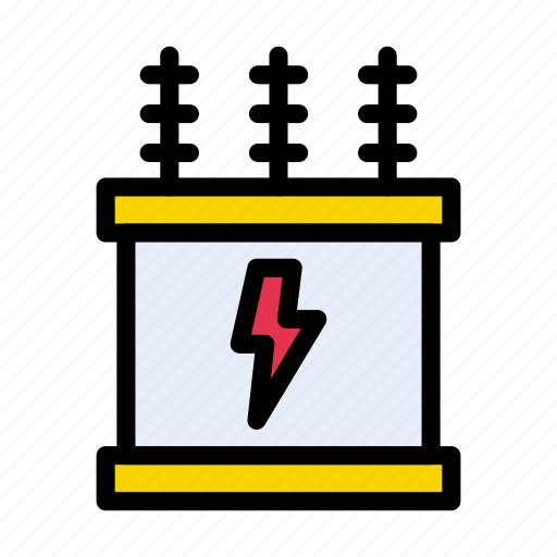 Electricity, energy, power, transformer, voltage icon - Download on Iconfinder
