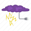 cloud, energy, lightning, weather