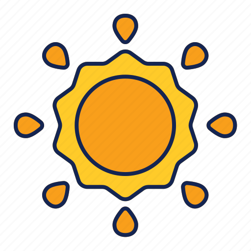 Sun, sunlight, sunny, summer, meteorology, forecast, nature icon - Download on Iconfinder