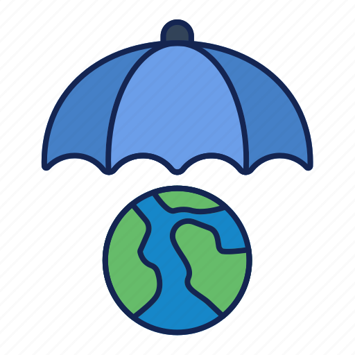 World, earth, umbrella, safe, global icon - Download on Iconfinder