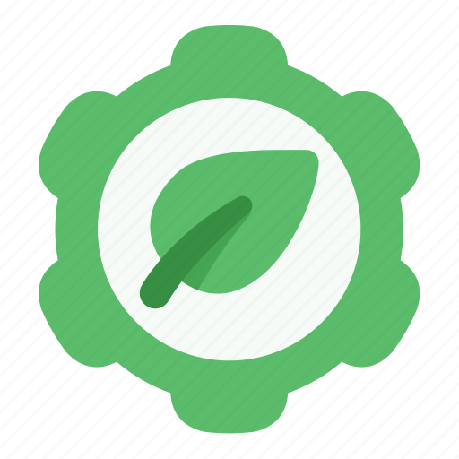 Ecology, gear, leaf, setting, cog, nature icon - Download on Iconfinder