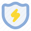 electricity, lightning, protection, security, shield
