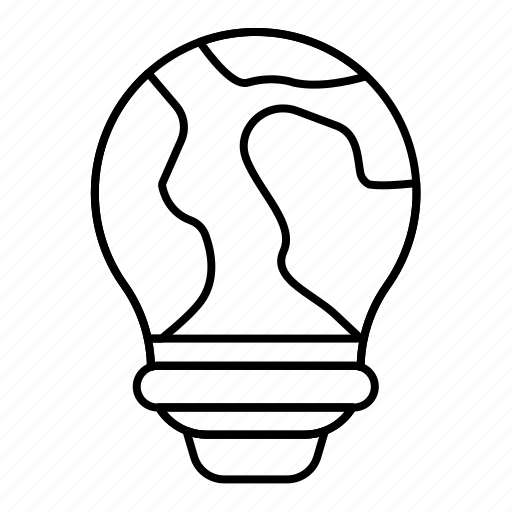 Earth, light, bulb, grid, world, global icon - Download on Iconfinder