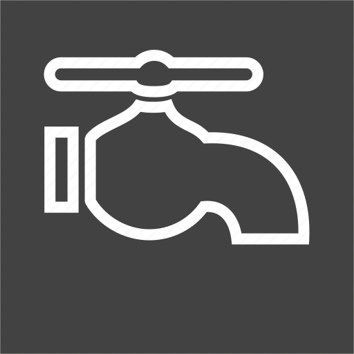 Faucet, flow, liquid, pipe, tap, water, water tap icon - Download on Iconfinder