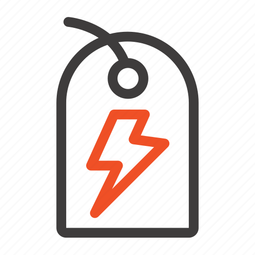 Energy, power, sign, tag icon - Download on Iconfinder