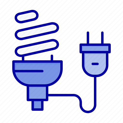 Bulb, economic, eletrical, energy, light, plug icon - Download on Iconfinder