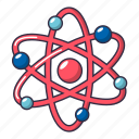 atom, battery, cartoon, charge, electric, logo, object