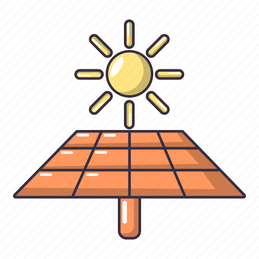 Battery, cartoon, charge, energy, logo, object, solar icon - Download on Iconfinder