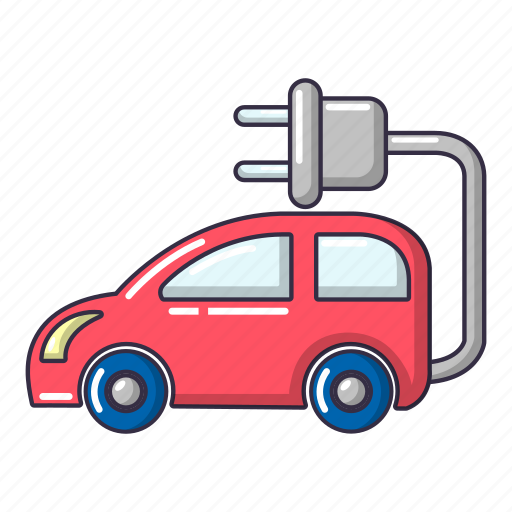 Battery, car, cartoon, charge, electric, logo, object icon - Download on  Iconfinder