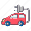 battery, car, cartoon, charge, electric, logo, object 