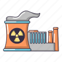 atomic, battery, cartoon, charge, logo, object, reactor