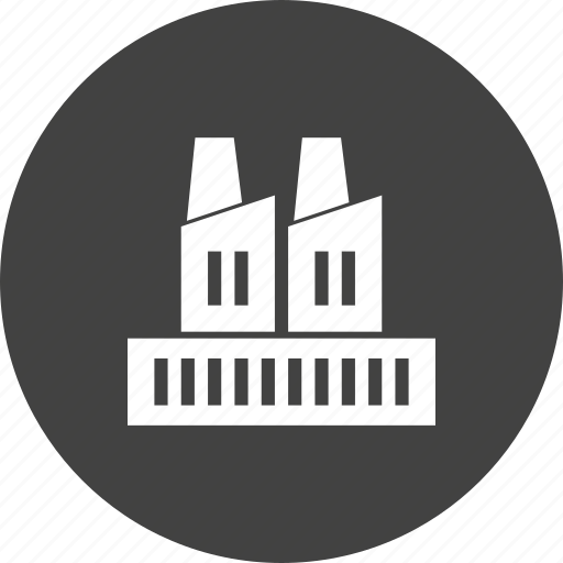 Building, energy, factory, industry, plant, power, production icon - Download on Iconfinder