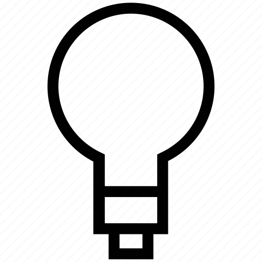 Bulb, electric, electricity, filament, illumination, incandescent lamp, light icon - Download on Iconfinder