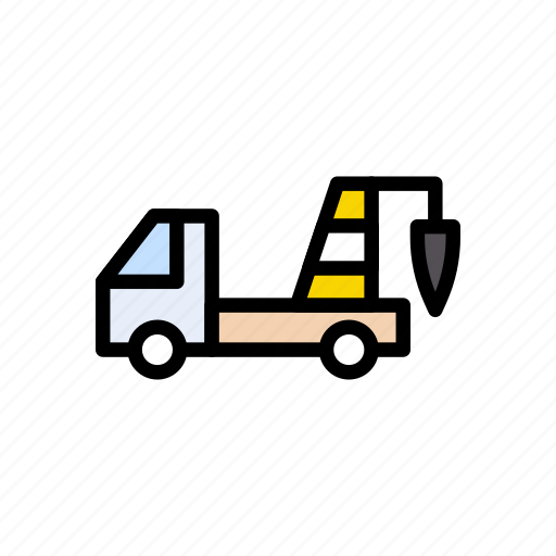 Building, construction, machinery, truck, vehicle icon - Download on Iconfinder