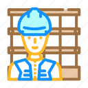 engineer, construction, worker, color, man, helmet