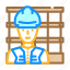 engineer, construction, worker, color, man, helmet 