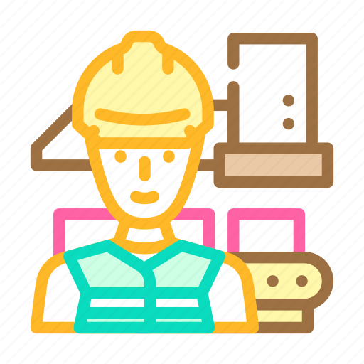 Industrial, engineer, worker, man, construction, helmet icon - Download on Iconfinder