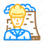 nuclear, engineer, worker, man, construction, helmet 