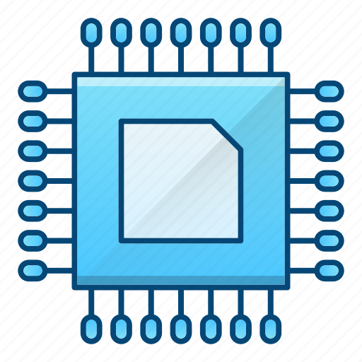 Electronics, engineering, hardware, processor, technology icon - Download on Iconfinder