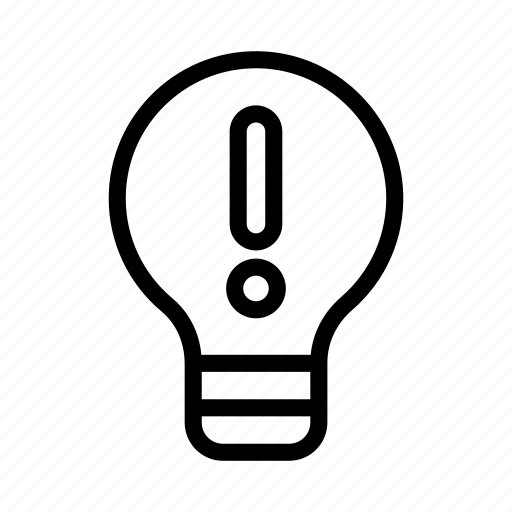 Electricity, error, idea, lamp, light icon - Download on Iconfinder