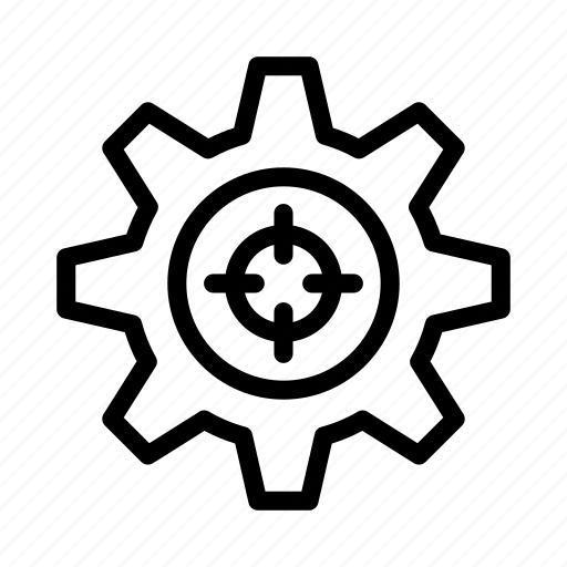 Cogwheel, configure, gear, setting, target icon - Download on Iconfinder