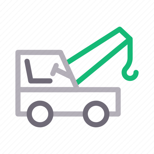 Crane, hook, lifter, machinery, vehicle icon - Download on Iconfinder