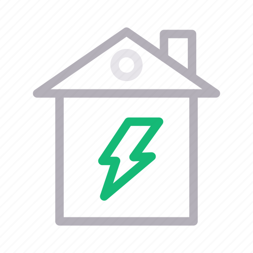 Building, energy, home, house, power icon - Download on Iconfinder