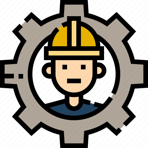 Engineer, gear, avatar, user, cog icon - Download on Iconfinder