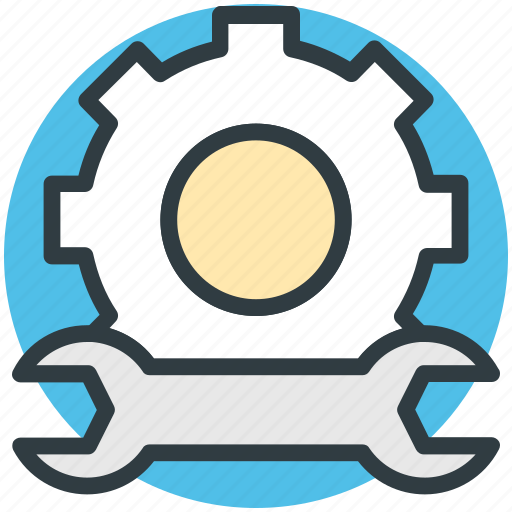 Gear, repair, setting, work tools, wrench icon - Download on Iconfinder