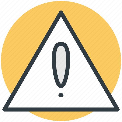 Attention, danger sign, exclamation mark, warning notification icon - Download on Iconfinder