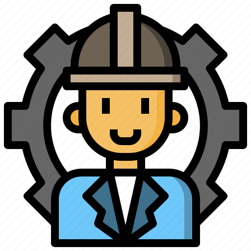 Gear, job, man, occupation, profession, user, worker icon - Download on Iconfinder