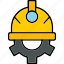 helmet, builder, cap, construction, hardhat 