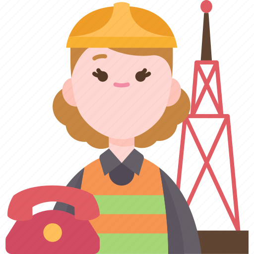 Telecommunication, engineer, communication, network, electrical icon - Download on Iconfinder