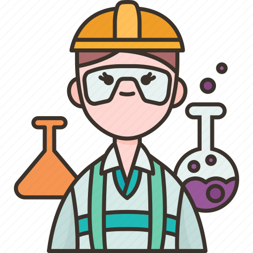 Engineer, chemistry, science, research, production icon - Download on Iconfinder