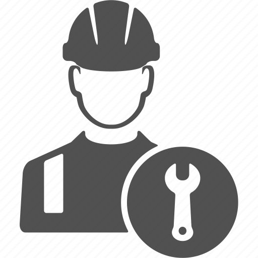 Avatar, engineer, worker, wrench, repair, user, machine icon - Download on Iconfinder