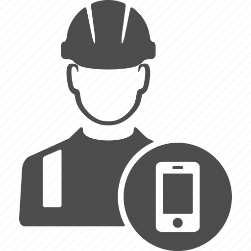 Avatar, worker, phone, mobile, call, user, people icon - Download on Iconfinder
